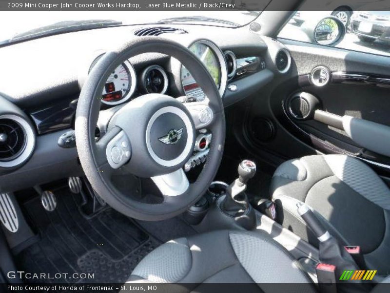  2009 Cooper John Cooper Works Hardtop Black/Grey Interior