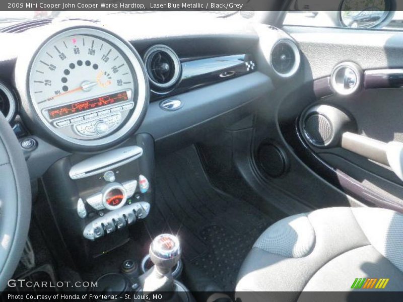 Laser Blue Metallic / Black/Grey 2009 Mini Cooper John Cooper Works Hardtop