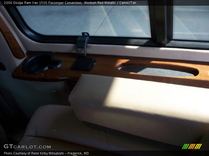 Medium Red Metallic / Camel/Tan 2000 Dodge Ram Van 1500 Passenger Conversion