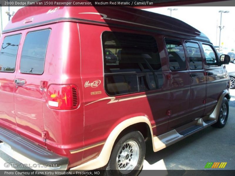 Medium Red Metallic / Camel/Tan 2000 Dodge Ram Van 1500 Passenger Conversion