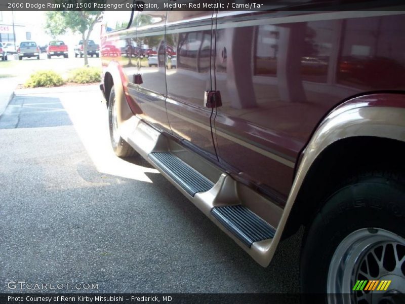 Medium Red Metallic / Camel/Tan 2000 Dodge Ram Van 1500 Passenger Conversion