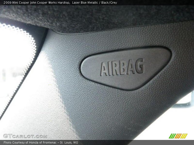 Laser Blue Metallic / Black/Grey 2009 Mini Cooper John Cooper Works Hardtop