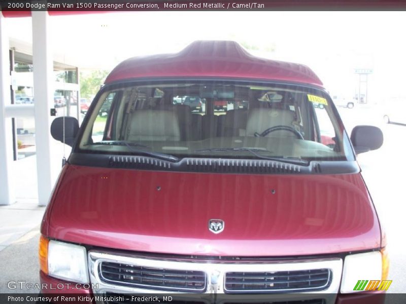 Medium Red Metallic / Camel/Tan 2000 Dodge Ram Van 1500 Passenger Conversion