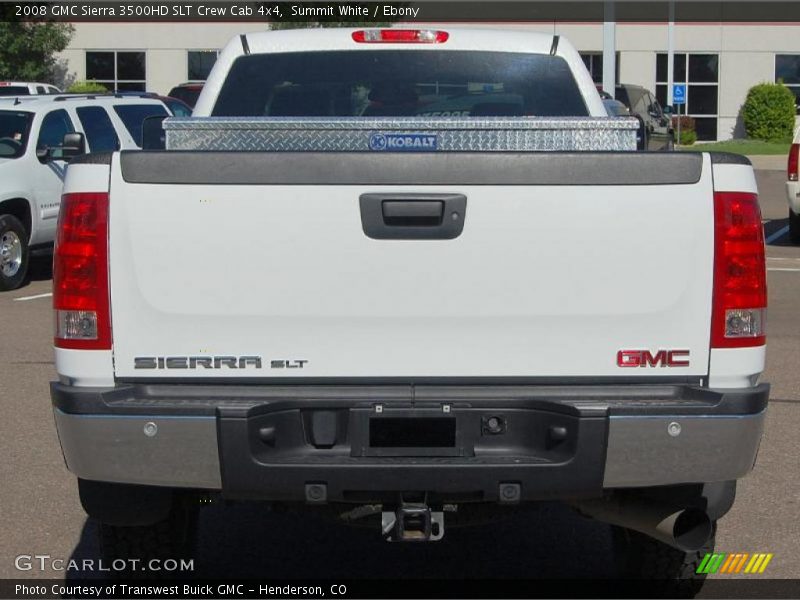 Summit White / Ebony 2008 GMC Sierra 3500HD SLT Crew Cab 4x4