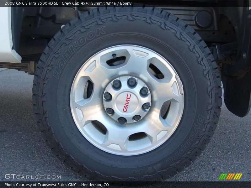 Summit White / Ebony 2008 GMC Sierra 3500HD SLT Crew Cab 4x4