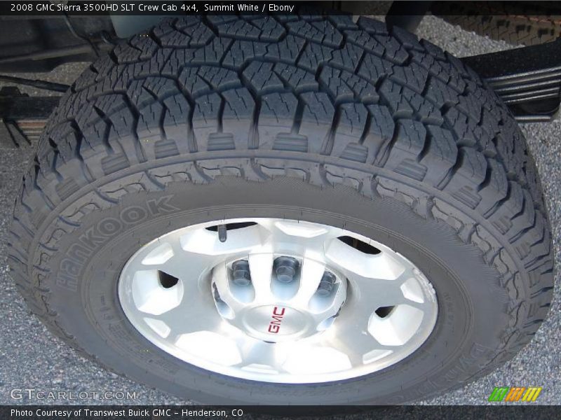 Summit White / Ebony 2008 GMC Sierra 3500HD SLT Crew Cab 4x4