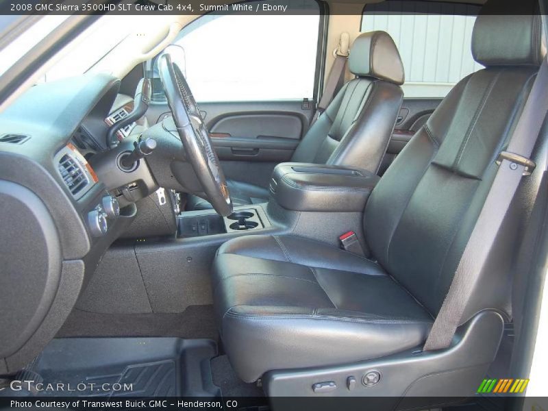 Summit White / Ebony 2008 GMC Sierra 3500HD SLT Crew Cab 4x4