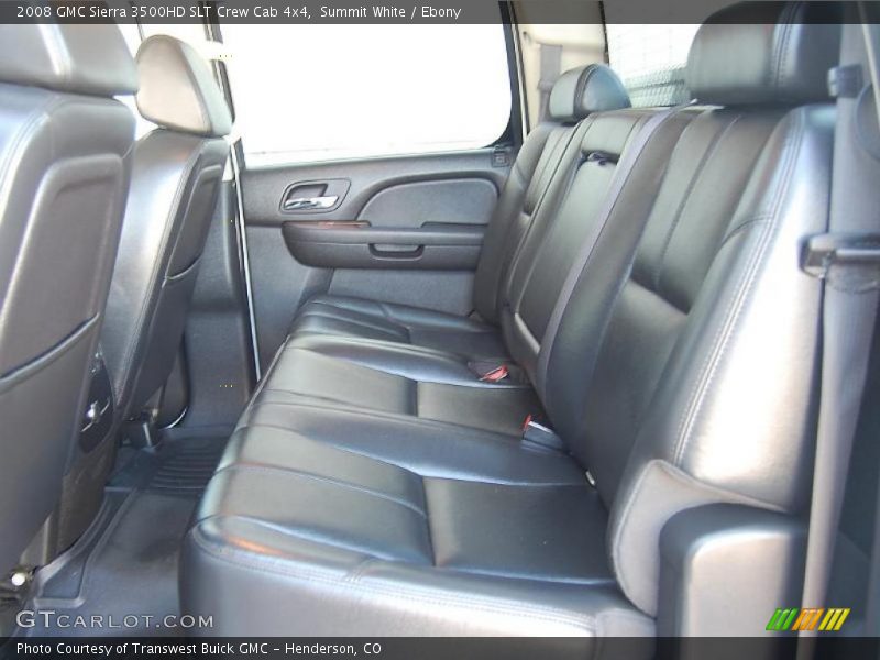 Summit White / Ebony 2008 GMC Sierra 3500HD SLT Crew Cab 4x4