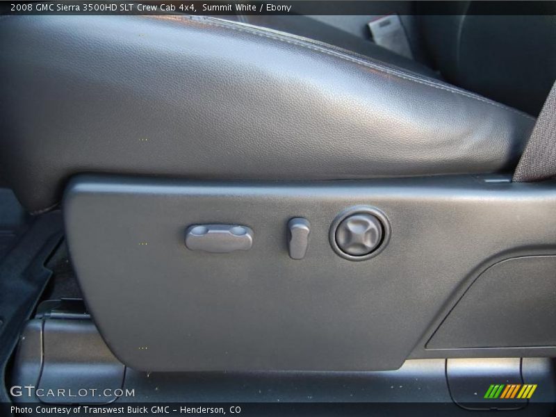 Summit White / Ebony 2008 GMC Sierra 3500HD SLT Crew Cab 4x4
