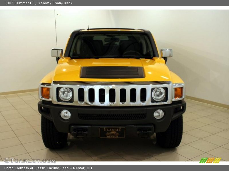 Yellow / Ebony Black 2007 Hummer H3