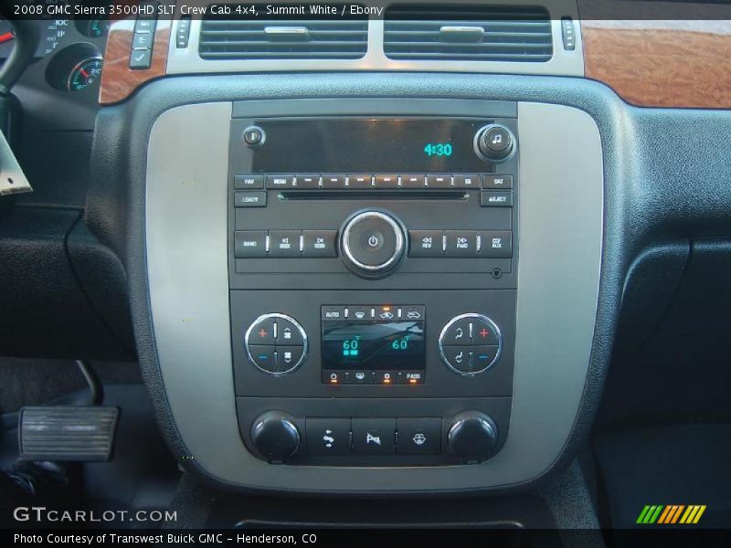 Summit White / Ebony 2008 GMC Sierra 3500HD SLT Crew Cab 4x4
