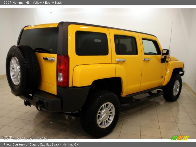Yellow / Ebony Black 2007 Hummer H3