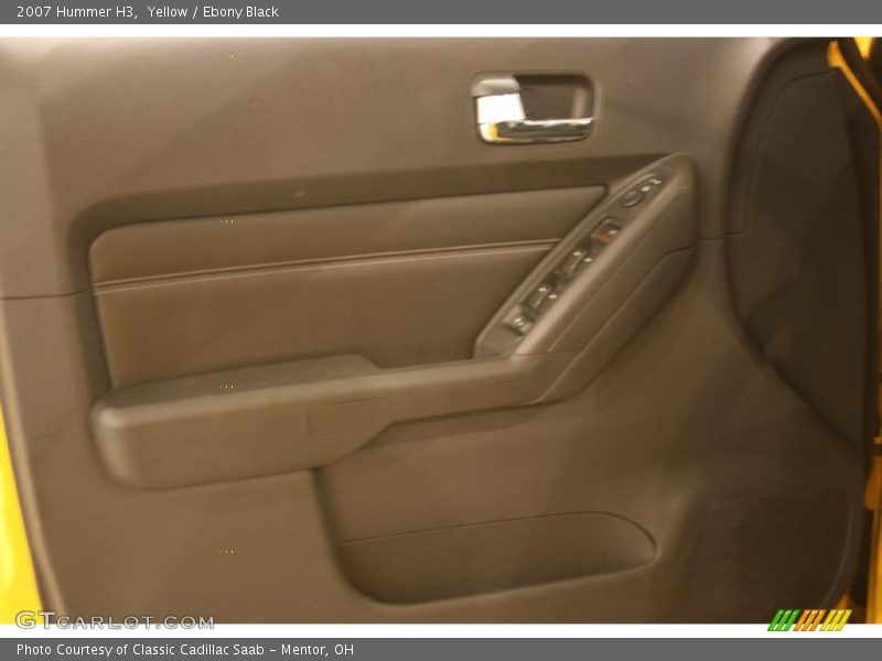 Yellow / Ebony Black 2007 Hummer H3