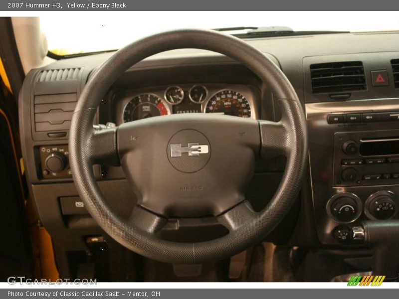 Yellow / Ebony Black 2007 Hummer H3