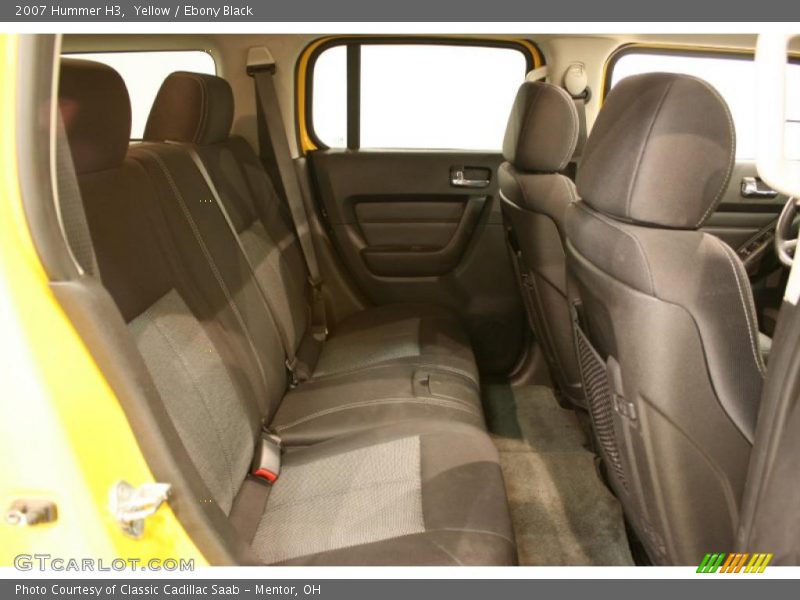 Yellow / Ebony Black 2007 Hummer H3