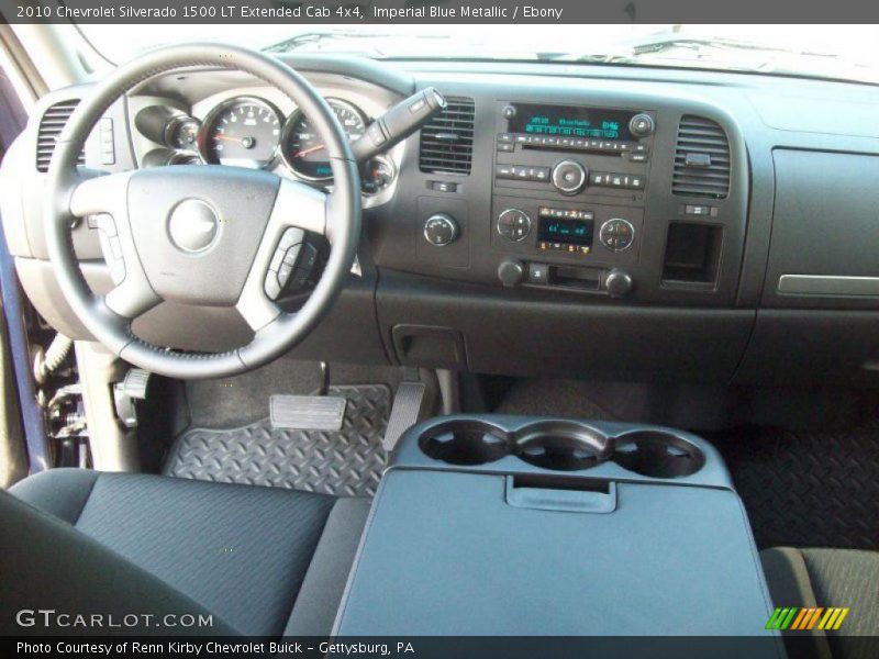 Imperial Blue Metallic / Ebony 2010 Chevrolet Silverado 1500 LT Extended Cab 4x4