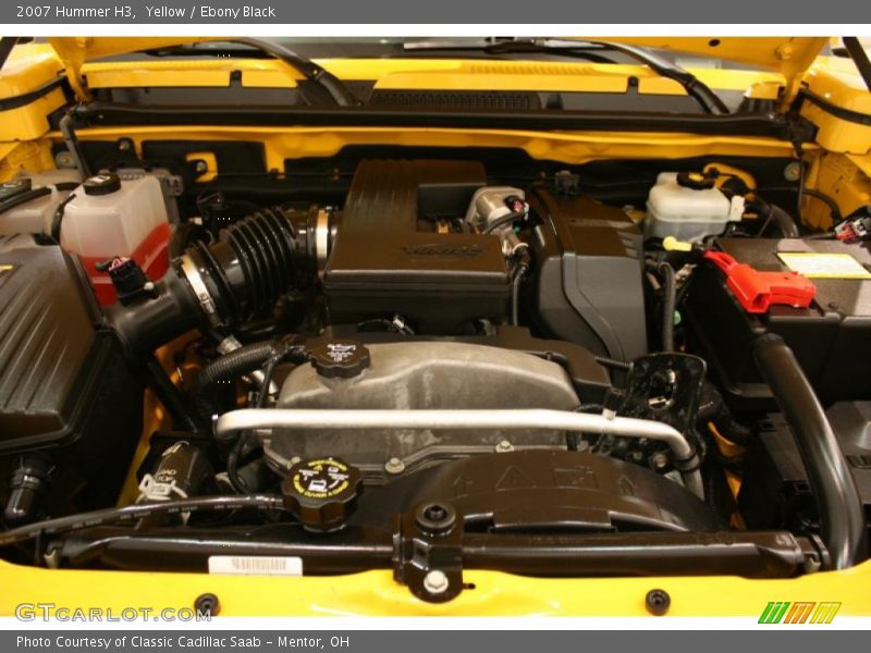 Yellow / Ebony Black 2007 Hummer H3