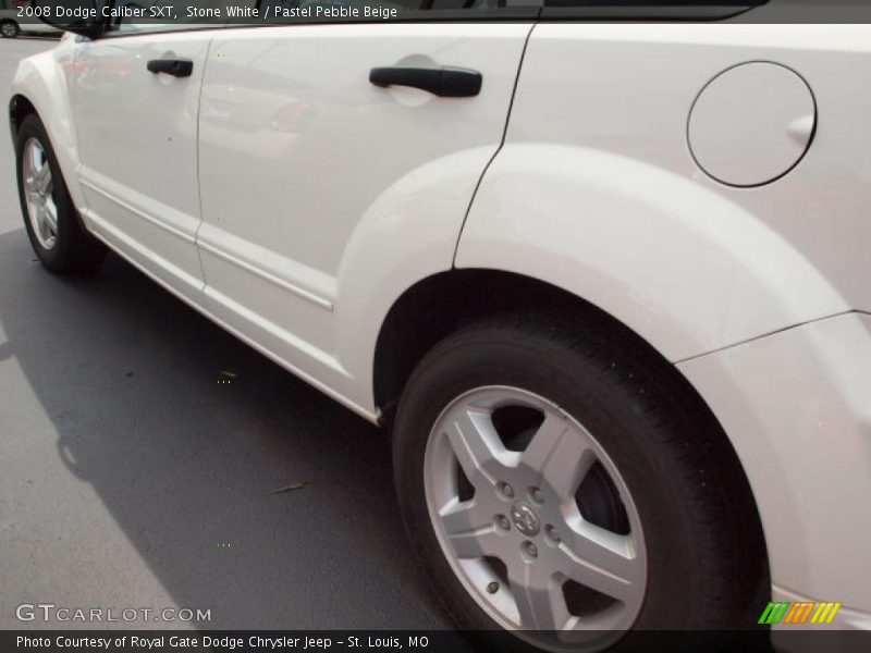 Stone White / Pastel Pebble Beige 2008 Dodge Caliber SXT
