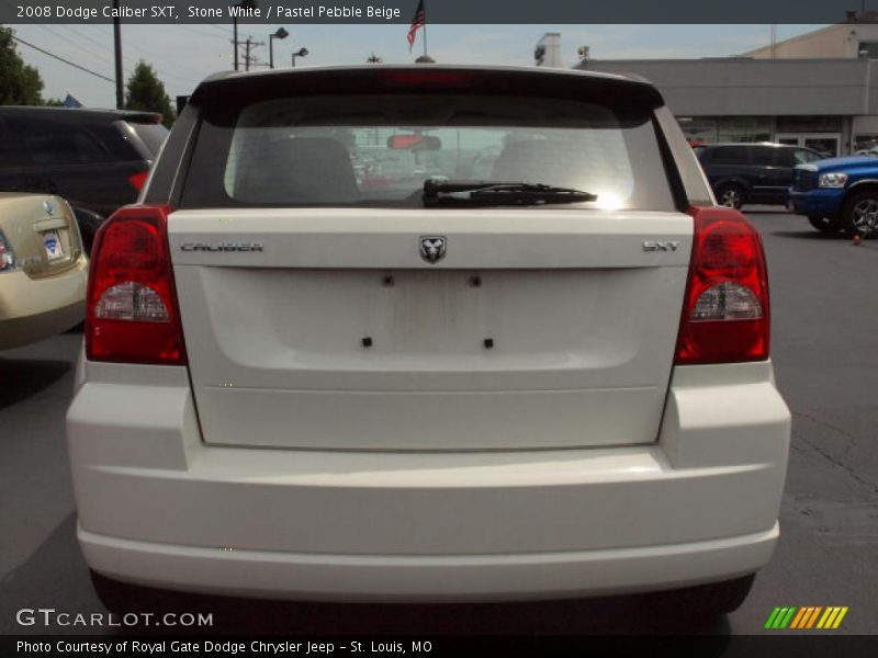 Stone White / Pastel Pebble Beige 2008 Dodge Caliber SXT