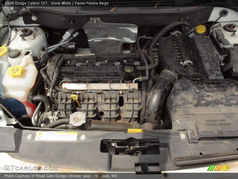 Stone White / Pastel Pebble Beige 2008 Dodge Caliber SXT