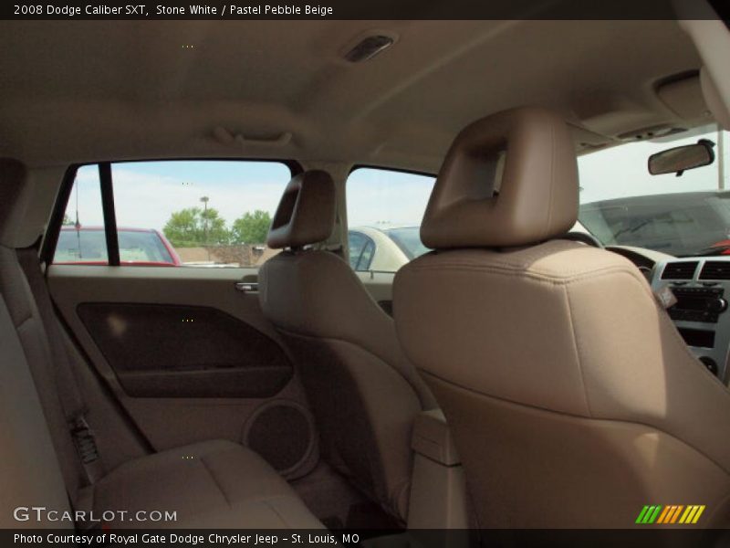 Stone White / Pastel Pebble Beige 2008 Dodge Caliber SXT