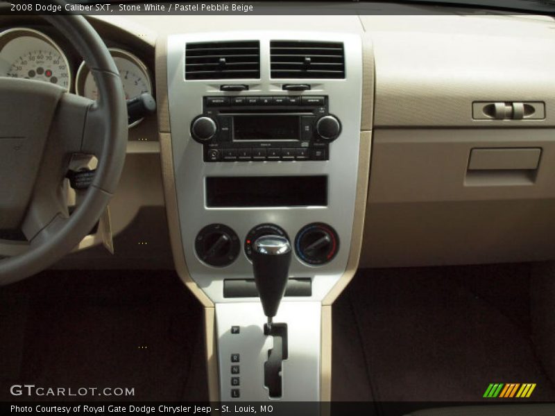 Stone White / Pastel Pebble Beige 2008 Dodge Caliber SXT