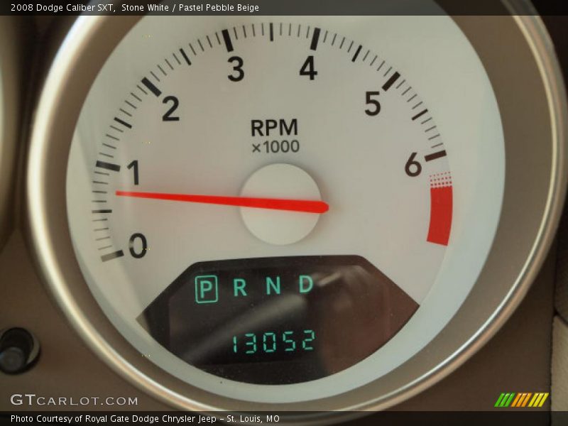 Stone White / Pastel Pebble Beige 2008 Dodge Caliber SXT