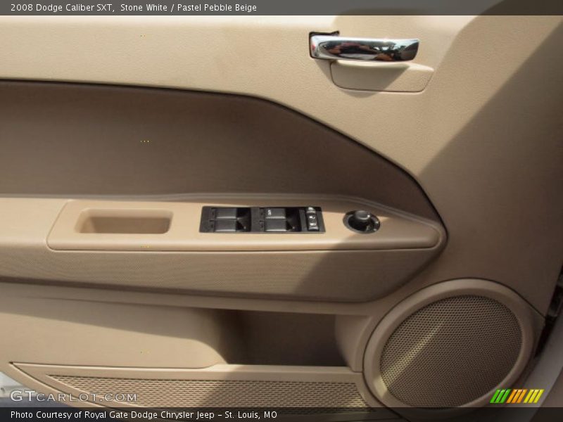 Stone White / Pastel Pebble Beige 2008 Dodge Caliber SXT