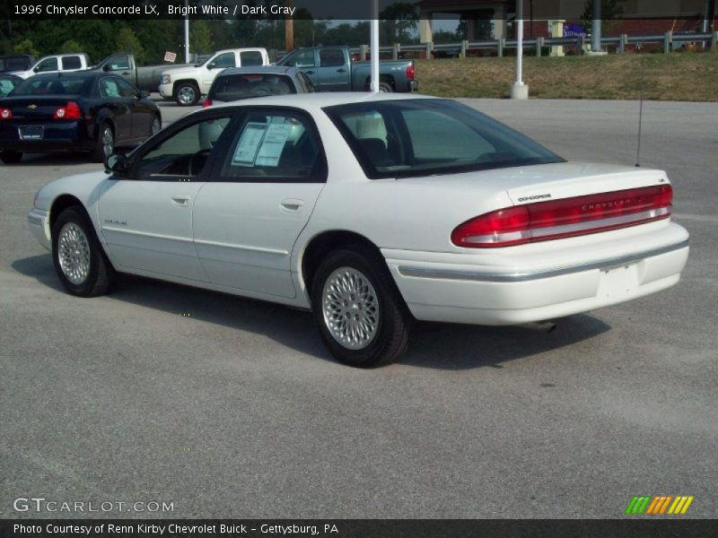 Bright White / Dark Gray 1996 Chrysler Concorde LX