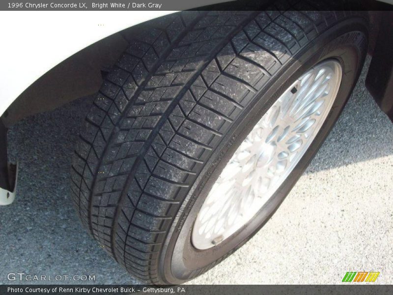 Bright White / Dark Gray 1996 Chrysler Concorde LX