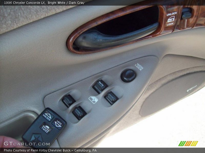 Bright White / Dark Gray 1996 Chrysler Concorde LX