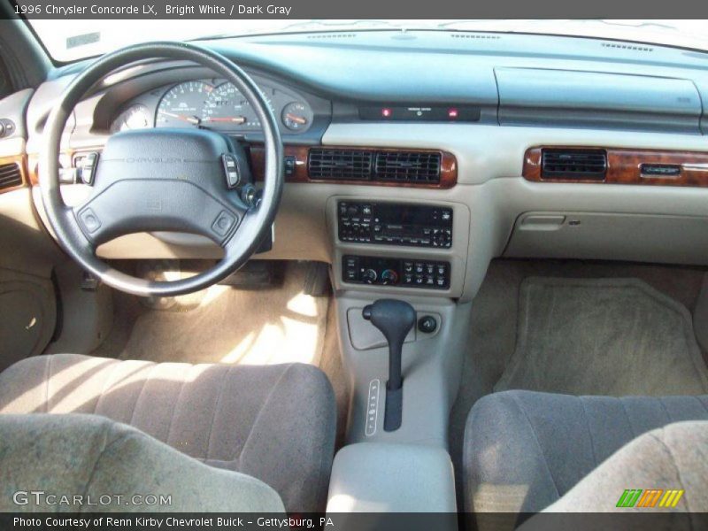 Bright White / Dark Gray 1996 Chrysler Concorde LX