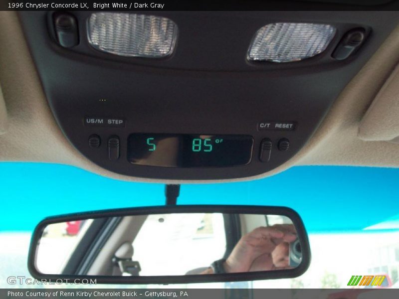 Bright White / Dark Gray 1996 Chrysler Concorde LX