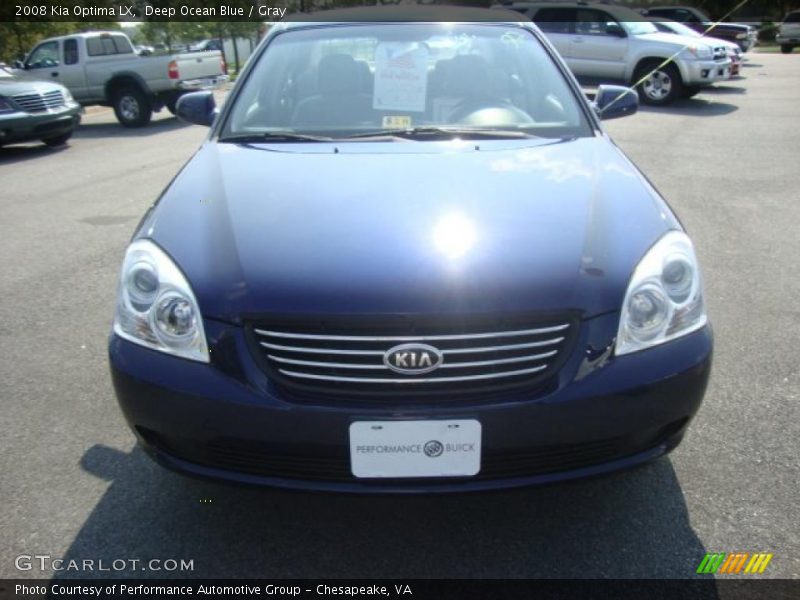 Deep Ocean Blue / Gray 2008 Kia Optima LX