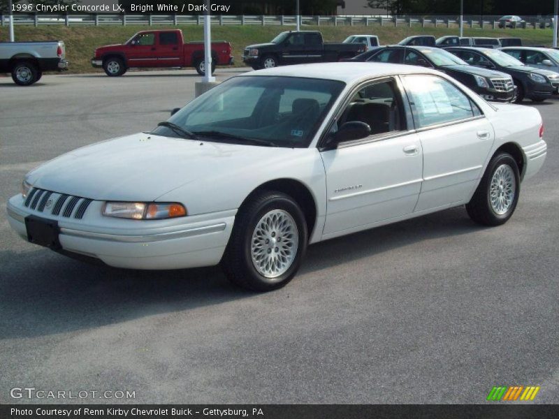 Bright White / Dark Gray 1996 Chrysler Concorde LX