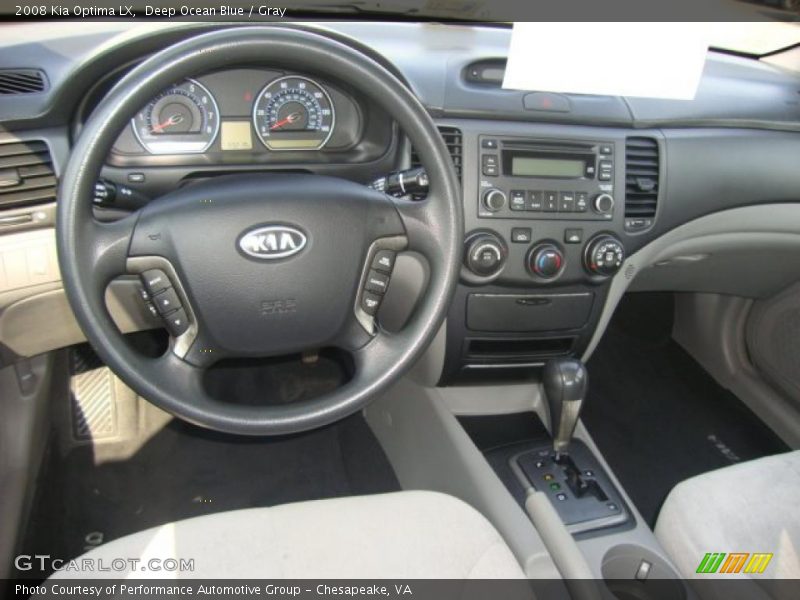 Deep Ocean Blue / Gray 2008 Kia Optima LX