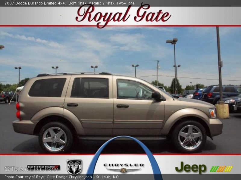 Light Khaki Metallic / Khaki Two-Tone 2007 Dodge Durango Limited 4x4