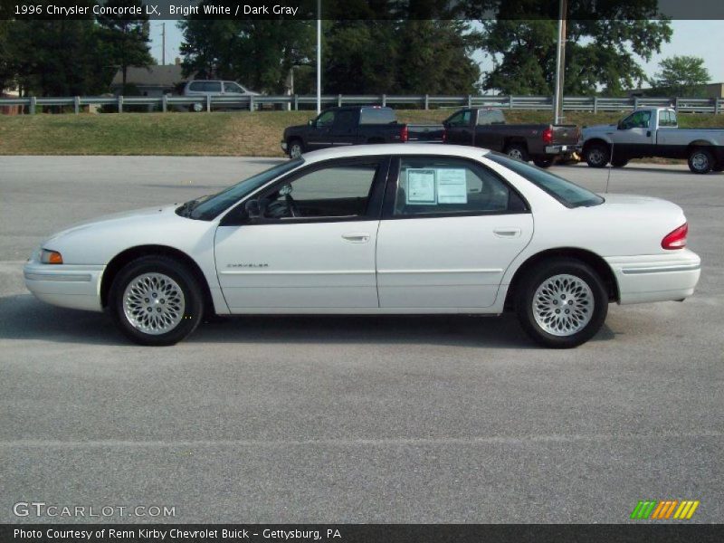 Bright White / Dark Gray 1996 Chrysler Concorde LX
