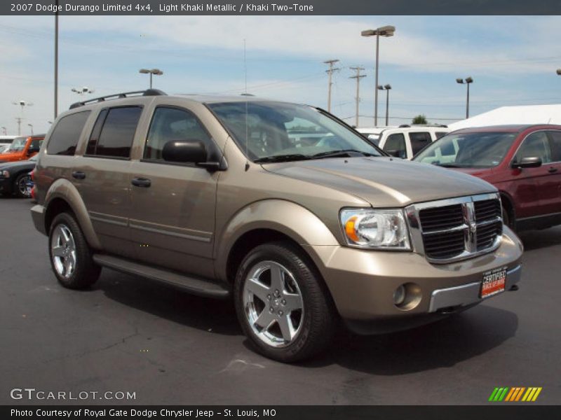 Light Khaki Metallic / Khaki Two-Tone 2007 Dodge Durango Limited 4x4