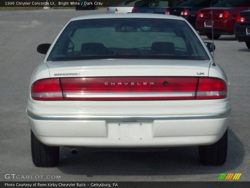 Bright White / Dark Gray 1996 Chrysler Concorde LX