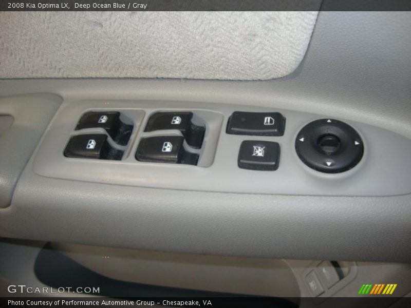 Deep Ocean Blue / Gray 2008 Kia Optima LX