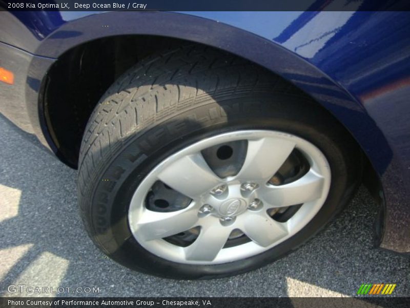 Deep Ocean Blue / Gray 2008 Kia Optima LX