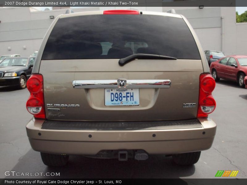 Light Khaki Metallic / Khaki Two-Tone 2007 Dodge Durango Limited 4x4