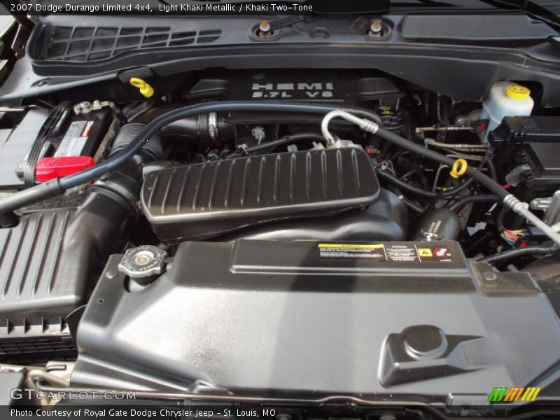 Light Khaki Metallic / Khaki Two-Tone 2007 Dodge Durango Limited 4x4