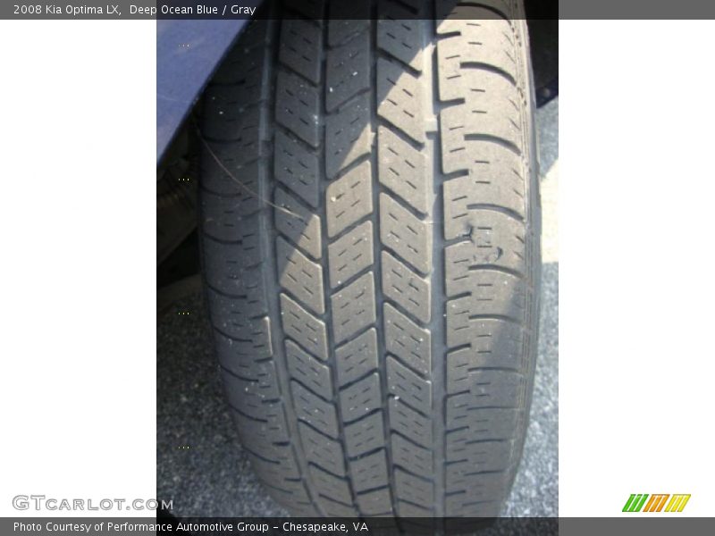 Deep Ocean Blue / Gray 2008 Kia Optima LX