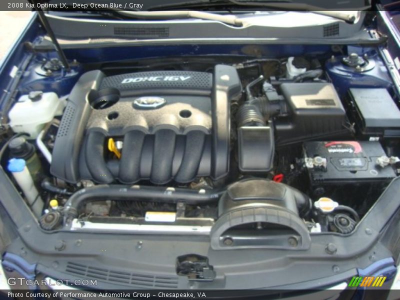 Deep Ocean Blue / Gray 2008 Kia Optima LX