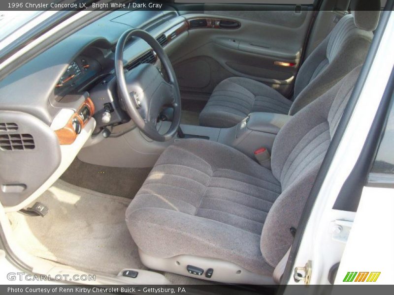 Bright White / Dark Gray 1996 Chrysler Concorde LX