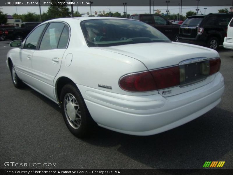 Bright White / Taupe 2000 Buick LeSabre Custom