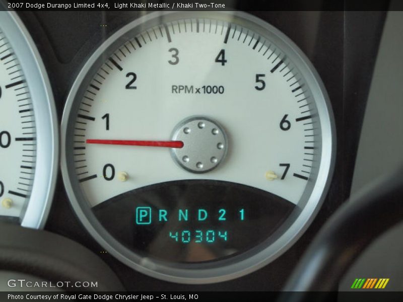 Light Khaki Metallic / Khaki Two-Tone 2007 Dodge Durango Limited 4x4