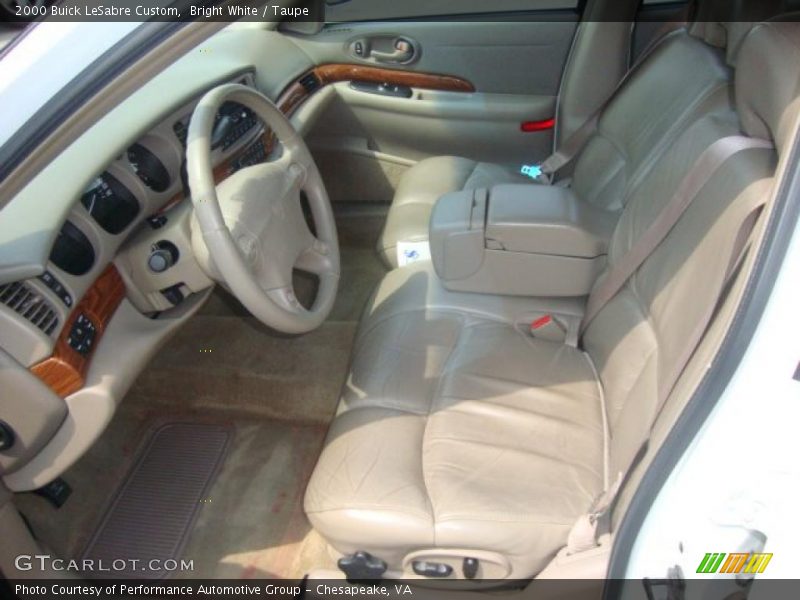 Bright White / Taupe 2000 Buick LeSabre Custom